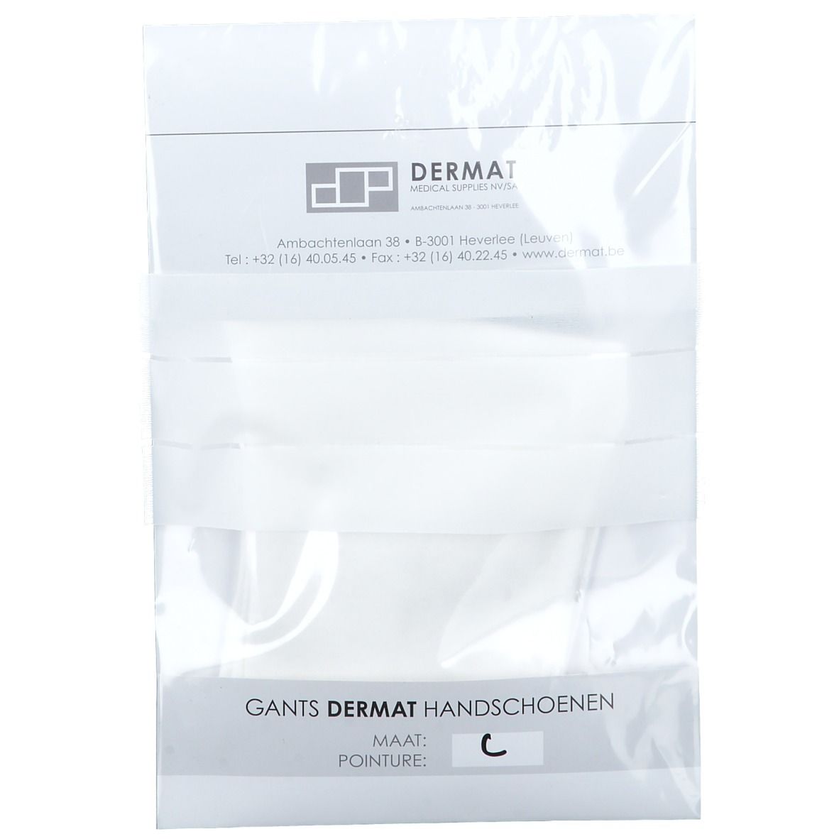 Dermat Gants Large 100% Coton