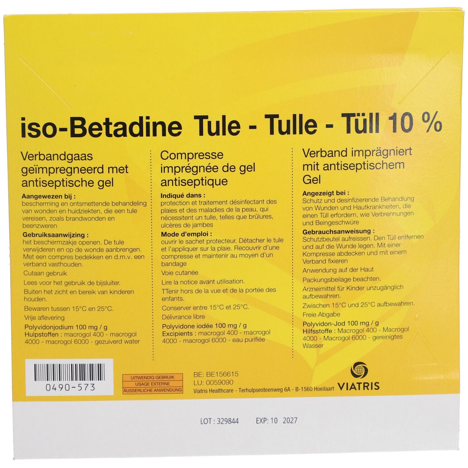 iso-Betadine® Tule 10%