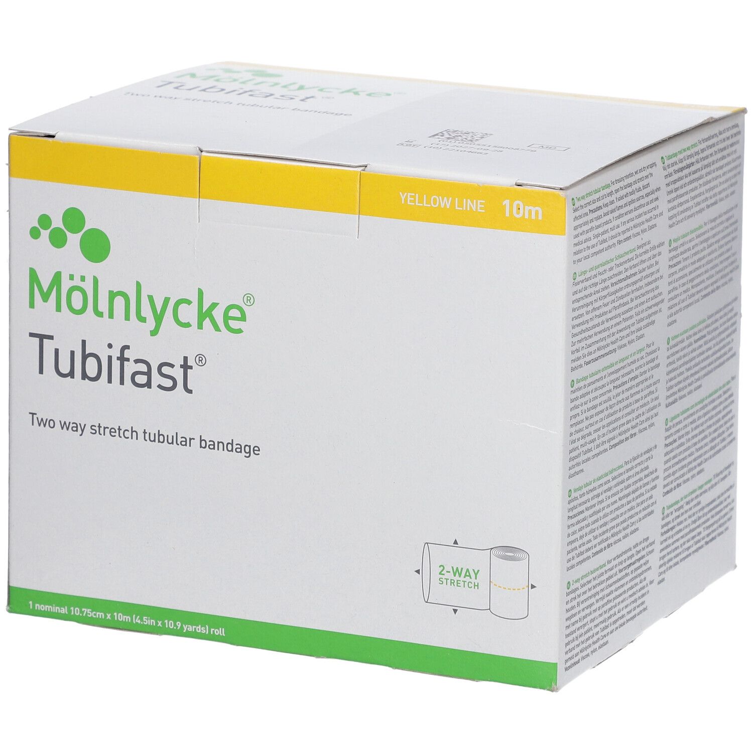 Tubifast Jaune 10,75 cm x 10 m 2440