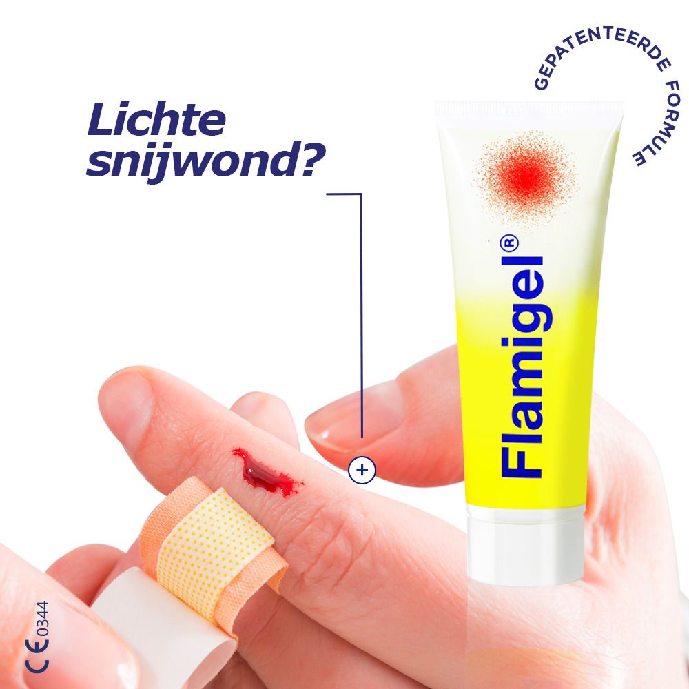 Flamigel® tube. Voor lichte snijwond.