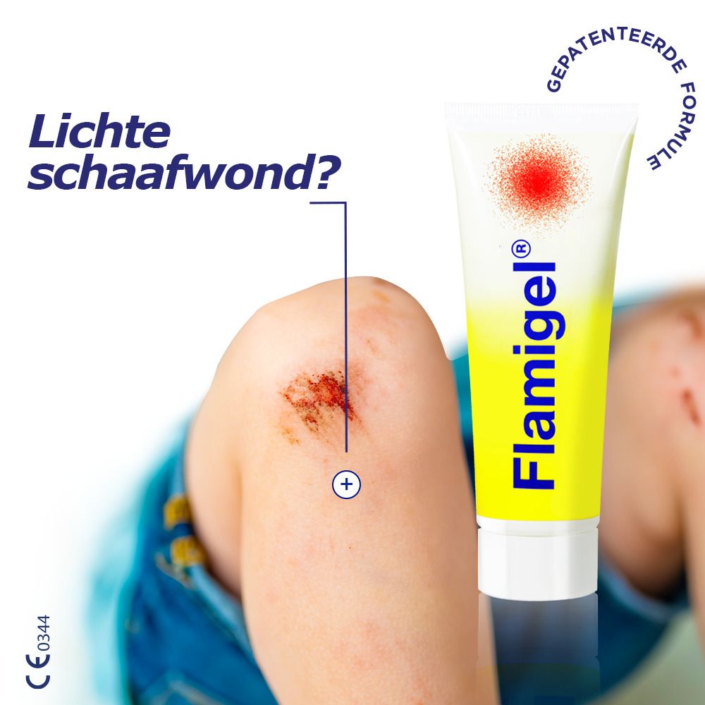 Flamigel® tube. Voor lichte schaafwond.