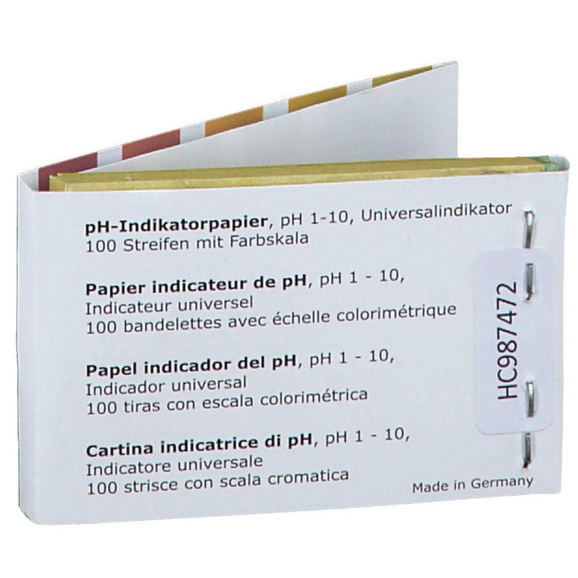 Indicatorpapier pH 1-10 M95250003
