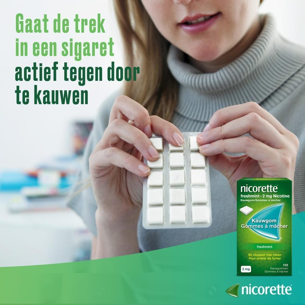 Nicorette® Kauwgom 4mg