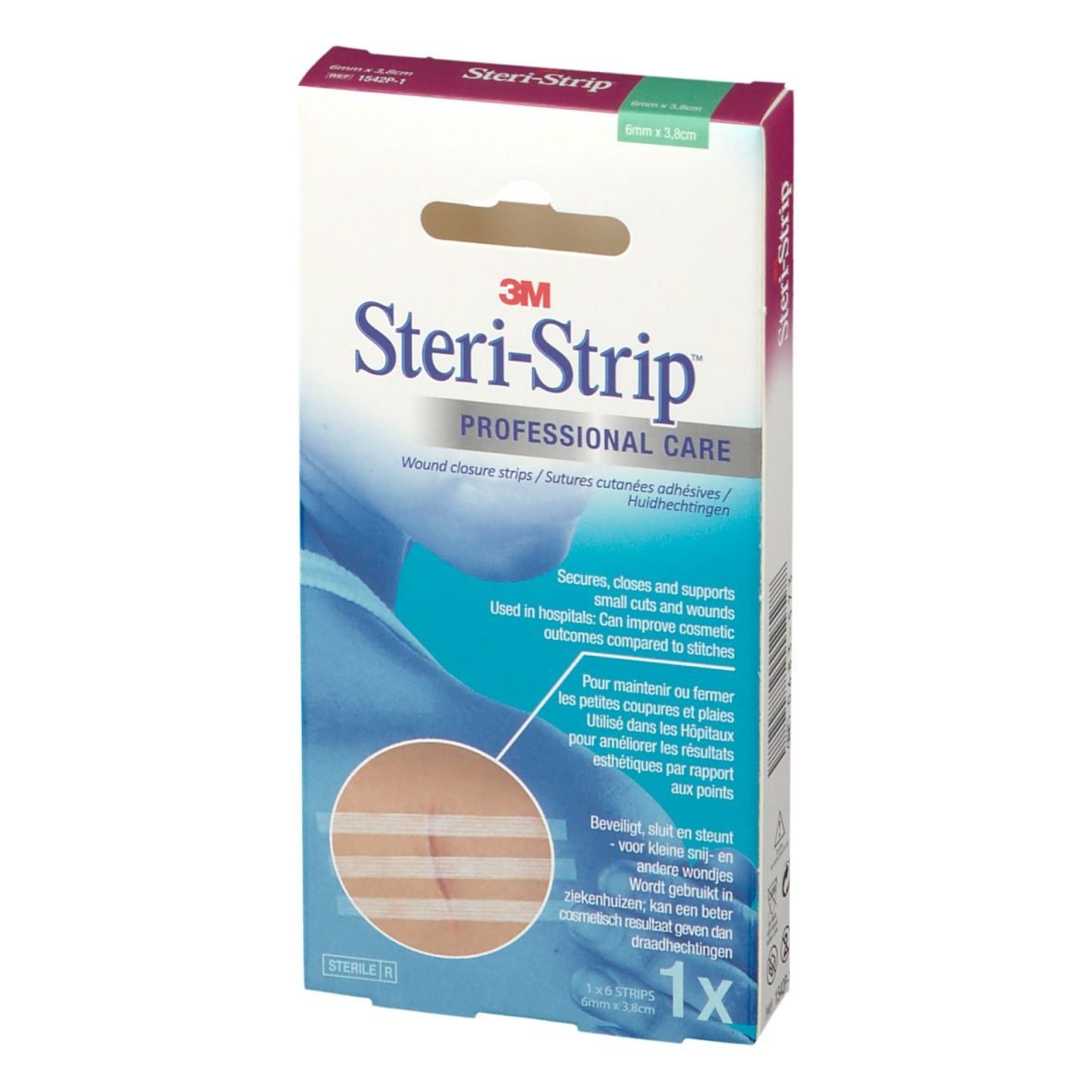 3M Steri-Strip 0,6cm x 3,8cm 1542R-01