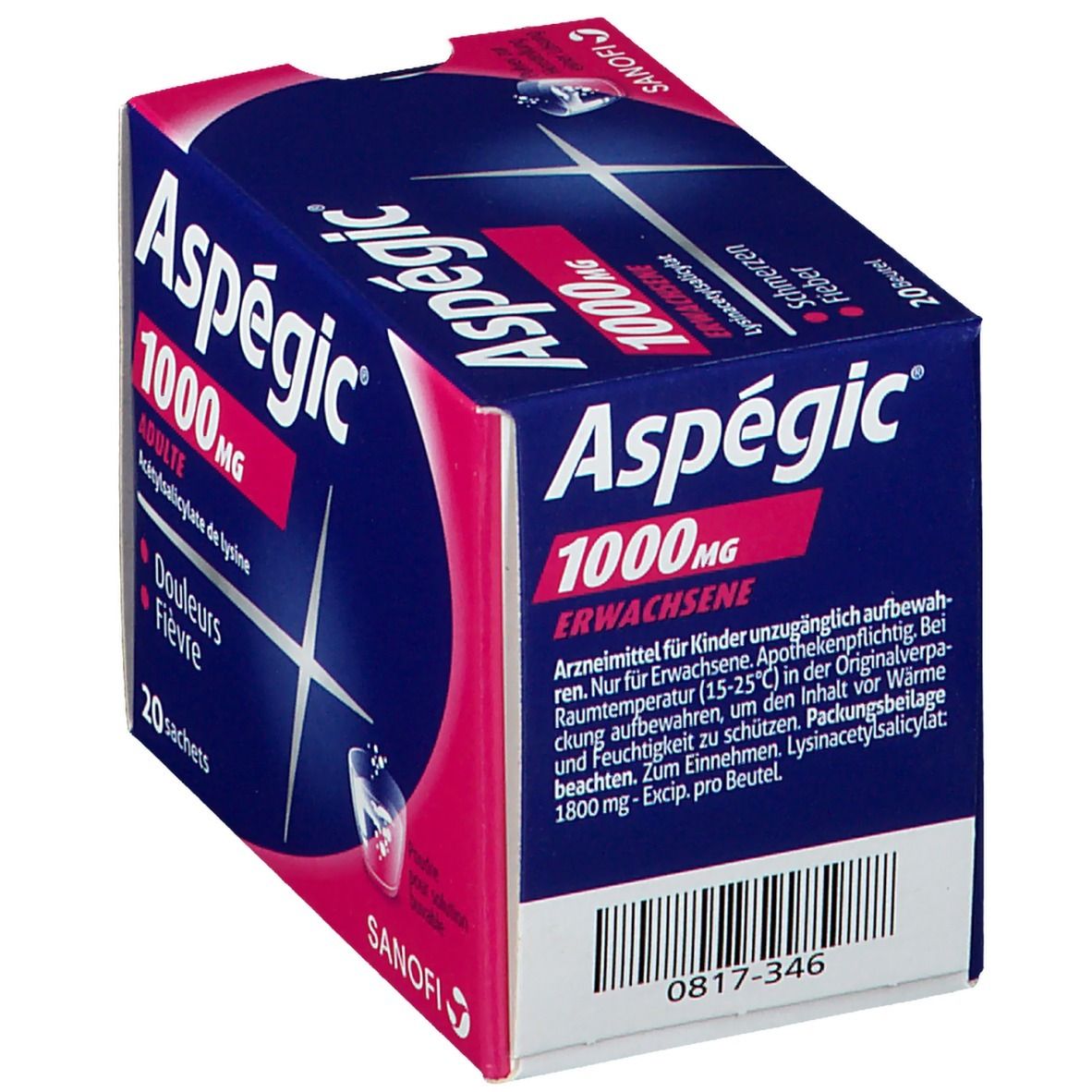 Aspégic 1000mg - Douleur