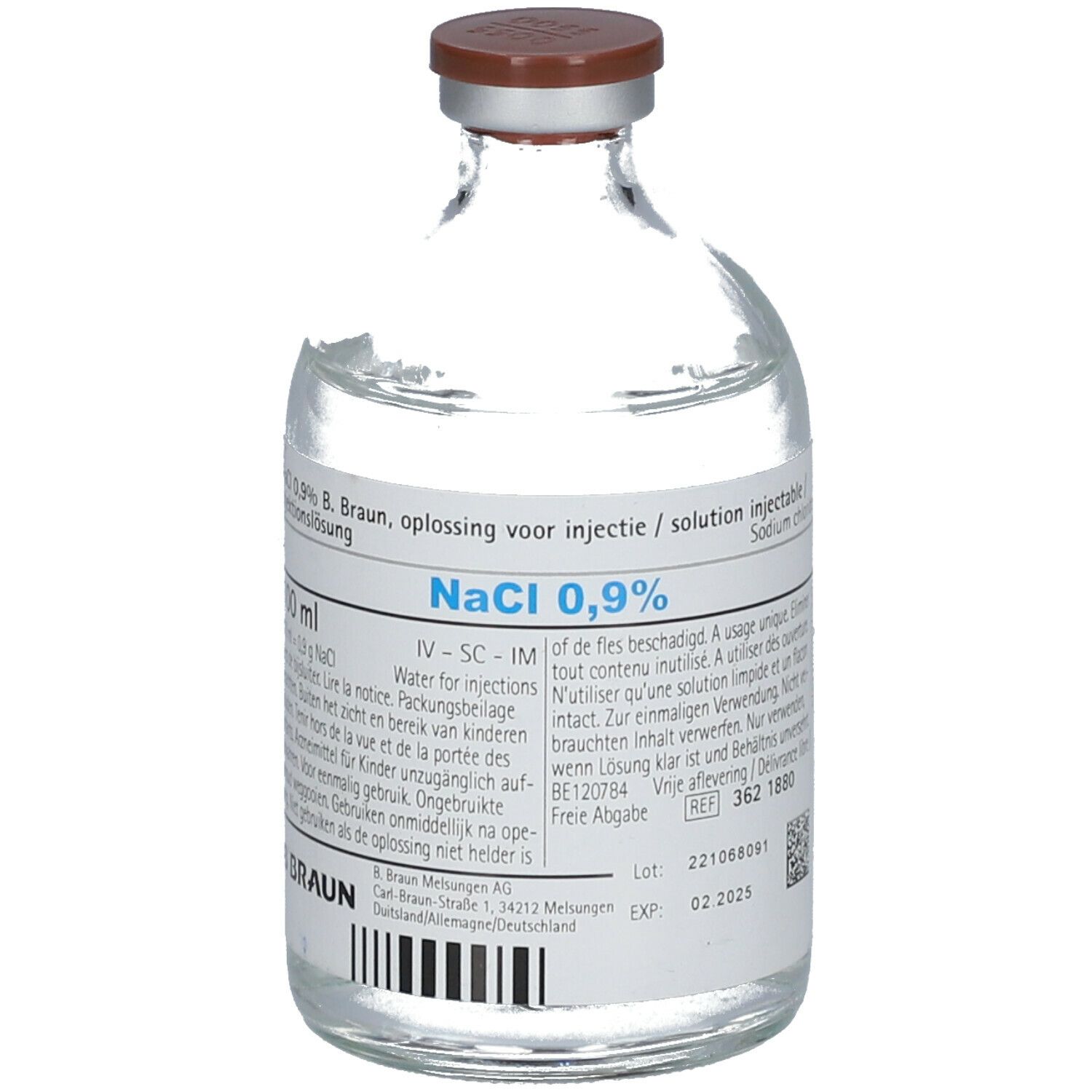 Braun NaCl 0.9% flap