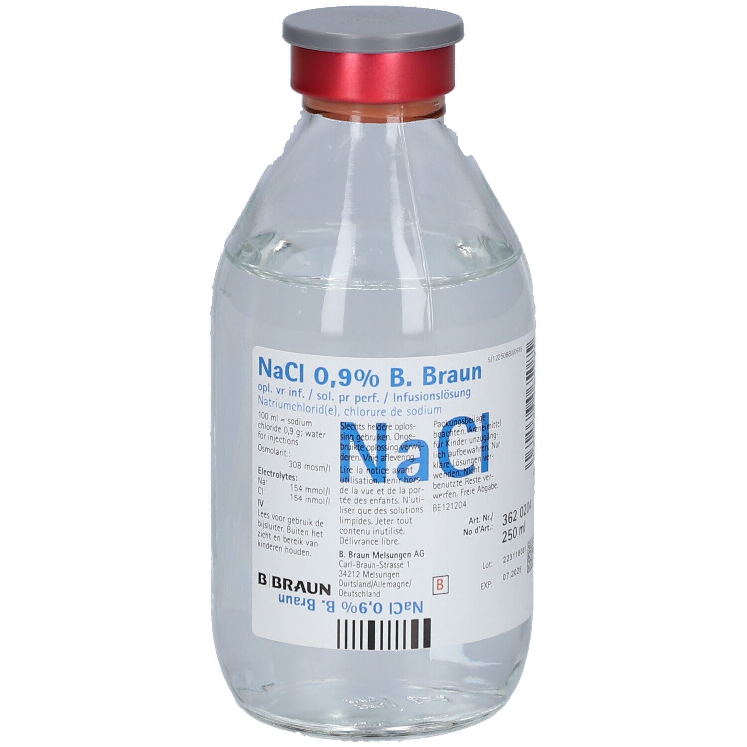 Braun NaCl 0.9% Glas