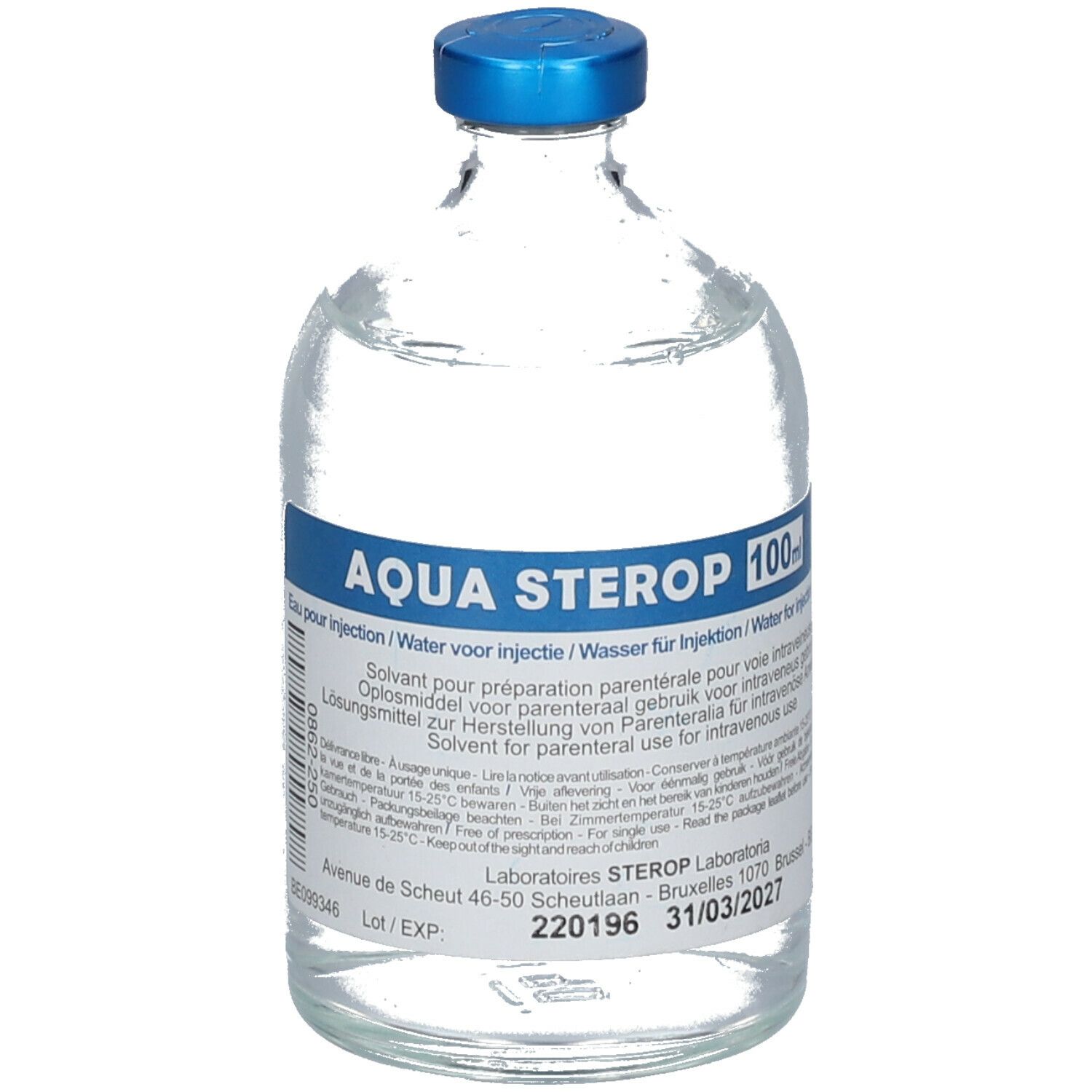 Aqua Sterop Oplosmiddel voor Parentaal Gebruik