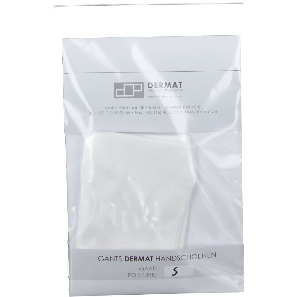 Dermat Gants Small 100% Coton