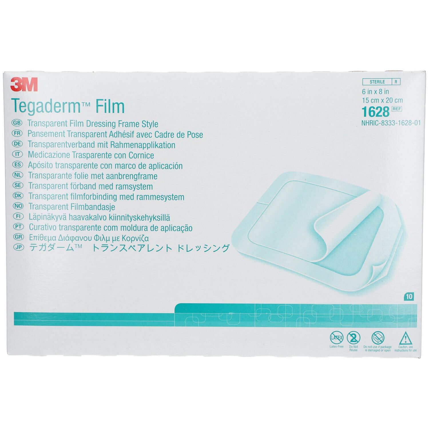 3M Tegaderm roll - Pansement Transparent 15cm X 20cm 1628