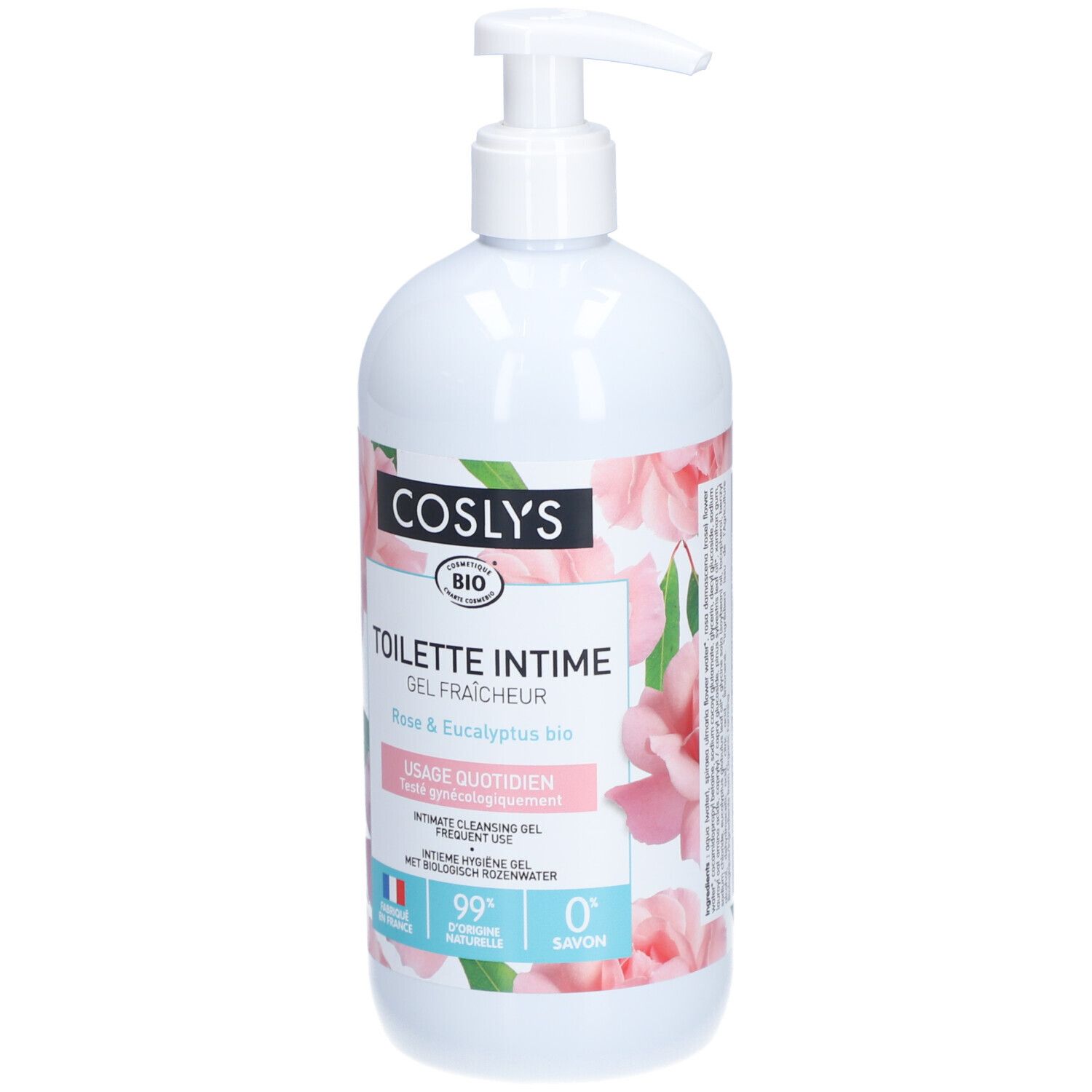 Coslys Gel Toilette Intime Bio Usage Quotidien Rose Et Eucaplyptus