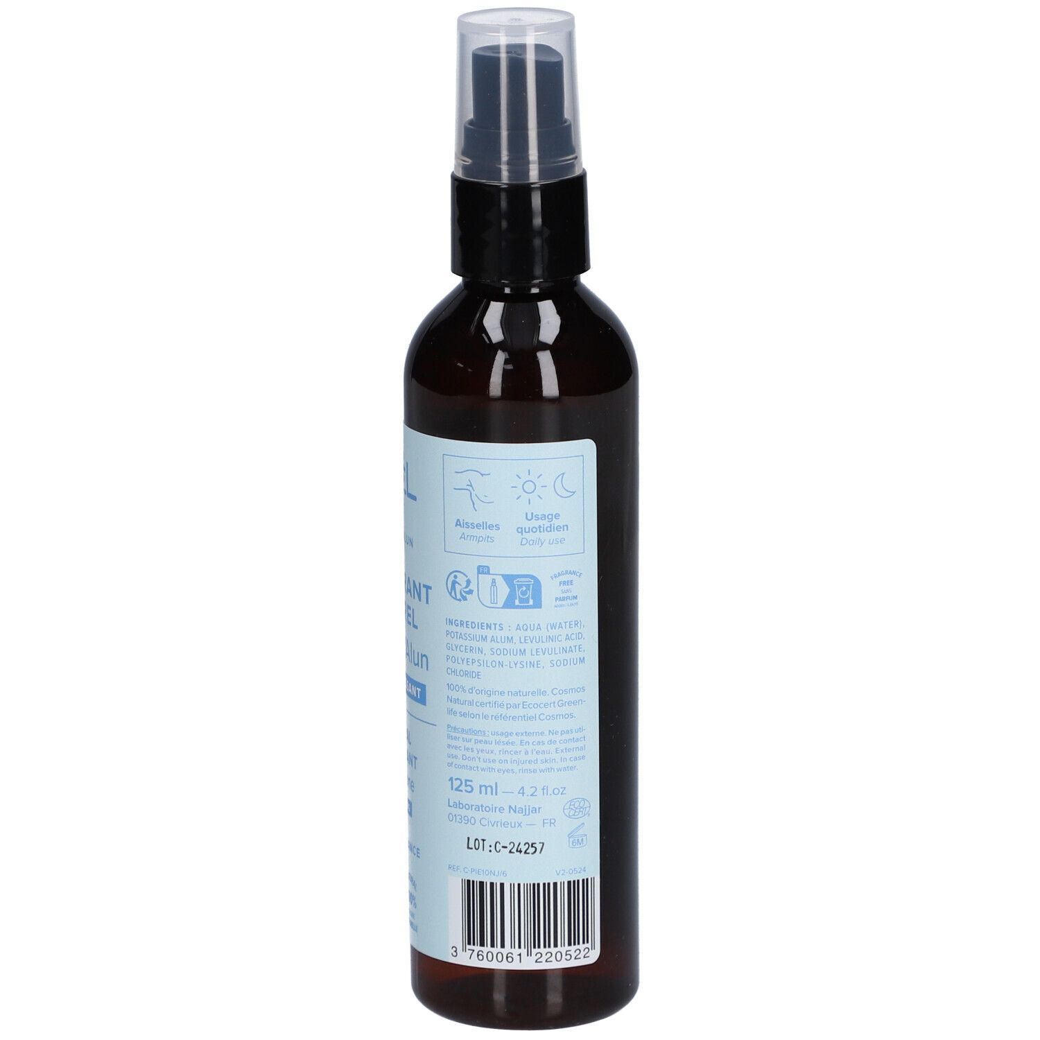 Najel Deodorant Alum Stone Natural Spray