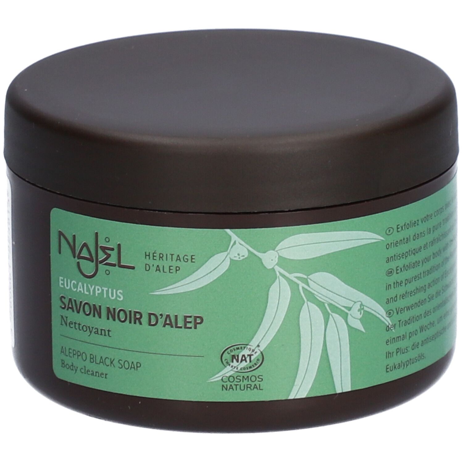Najel Eucalyptus Aleppo Black Soap Body Scrub