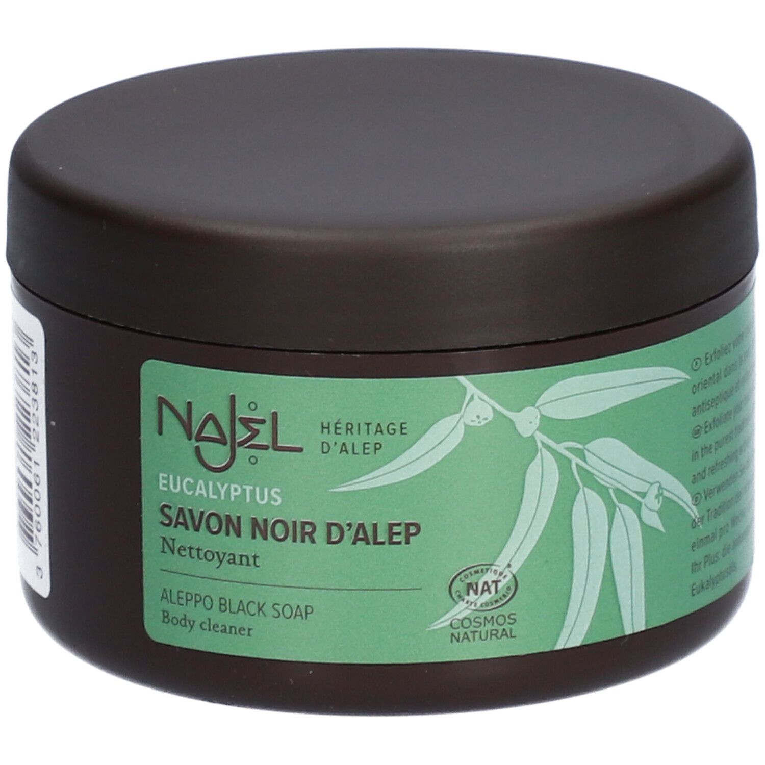 Najel Eucalyptus Aleppo Black Soap Body Scrub