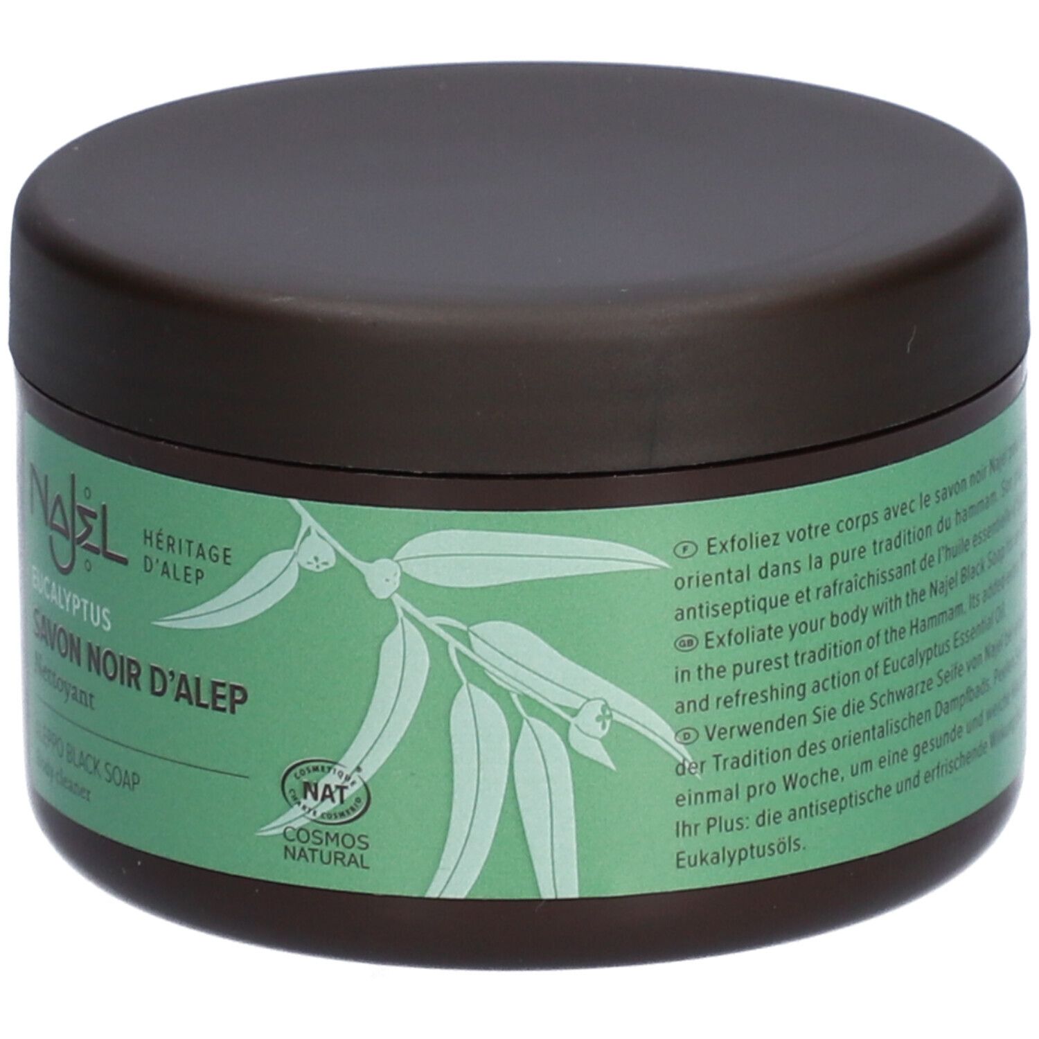 Najel Eucalyptus Aleppo Black Soap Body Scrub