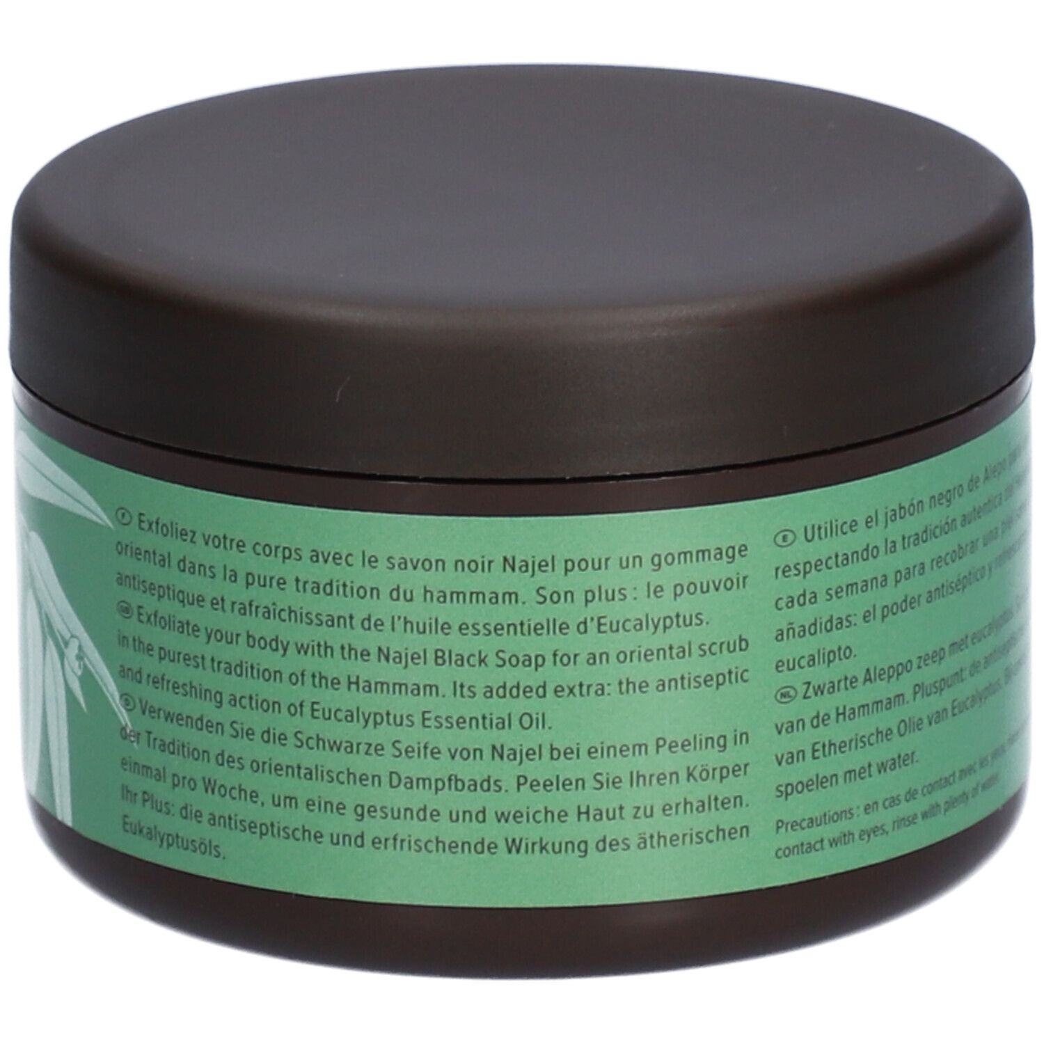Najel Eucalyptus Aleppo Black Soap Body Scrub