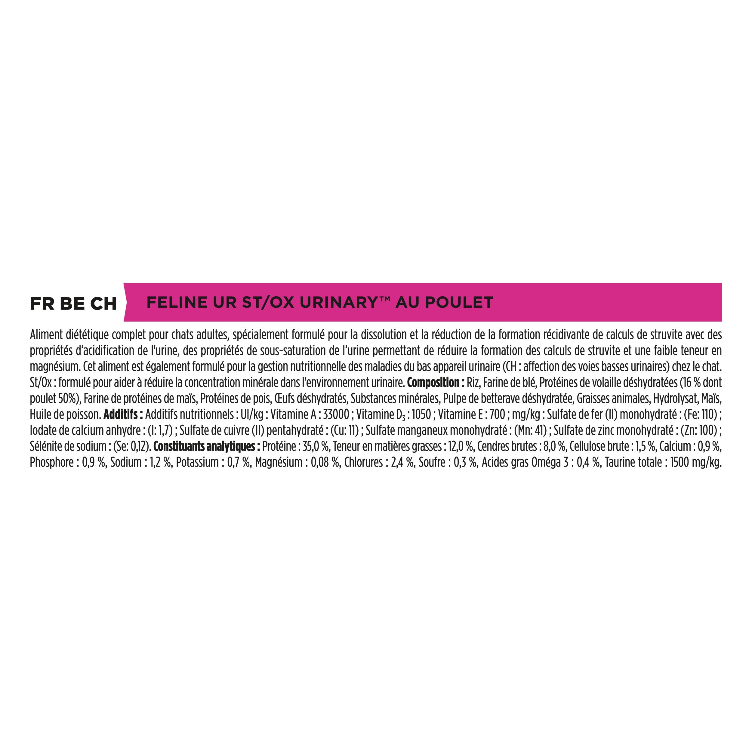 Recommandations d'alimentation sous forme de tableau. Quantités pour chats de 2 kg à plus de 5 kg. Contient des informations.