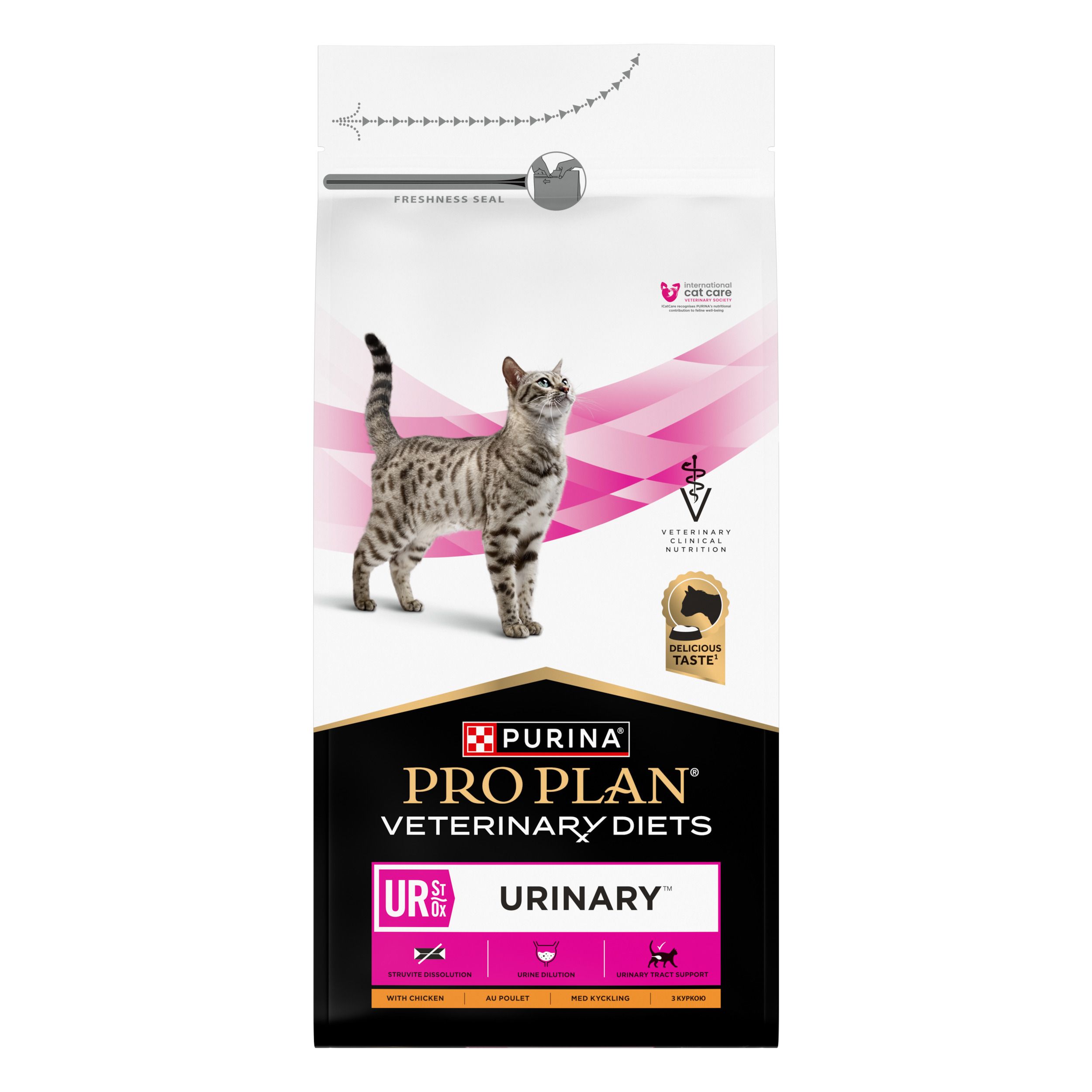 Zak kattenbrokken. Merk: Purina Pro Plan Veterinary Diets. Opschrift: UR Urinary.