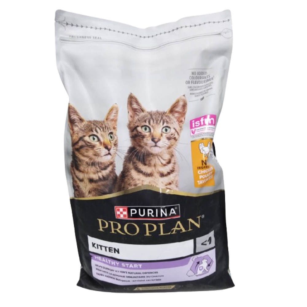 Zak kattenvoer. Twee kittens. Merk: Purina Pro Plan Kitten Healthy Start. Met zegel.