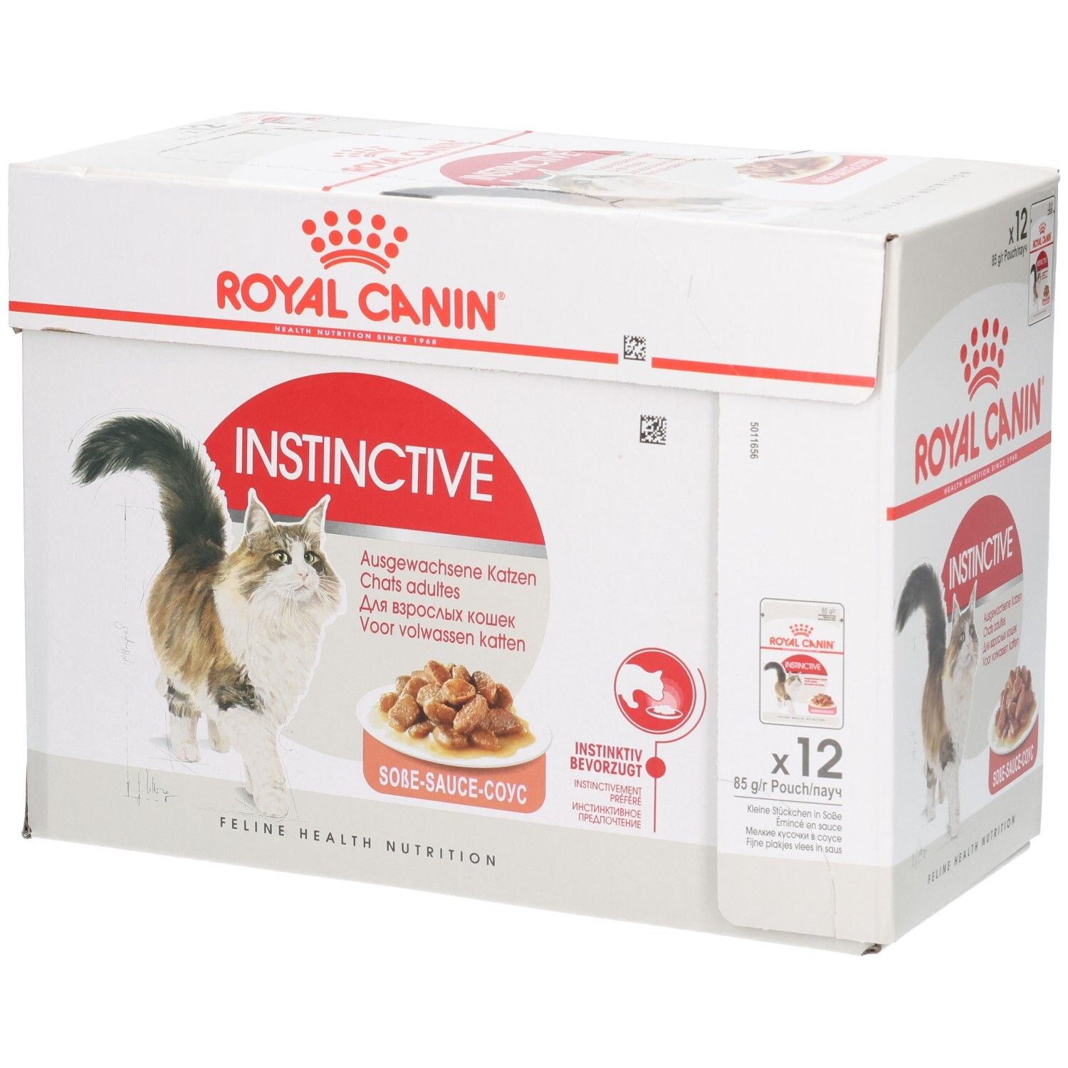 Royal Canin Instinctive Multipack pour chats adultes, 12 x 85g Sachet.