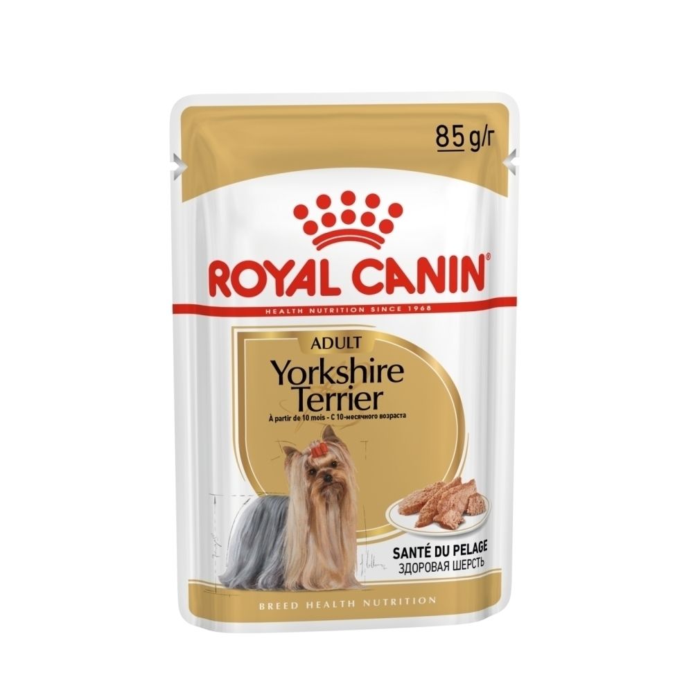 Sachet Royal Canin Yorkshire Terrier Adulte, 85g.