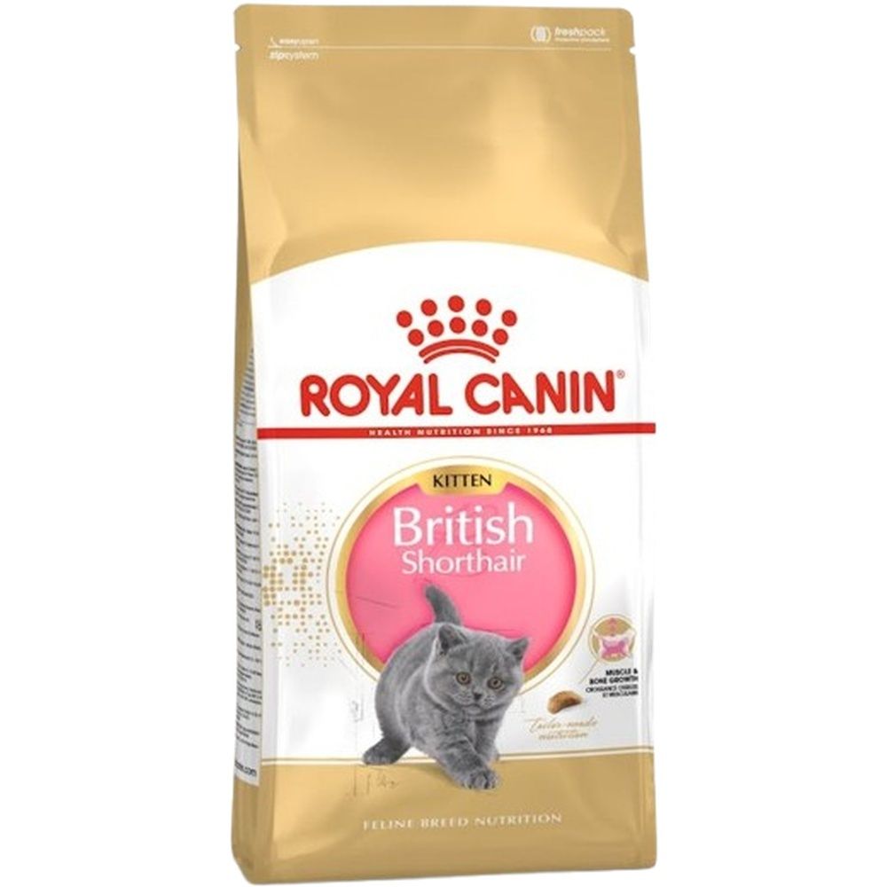 Royal Canin Feline Breed Nutrition British Shorthair Kitten droogvoer, 10 kg zak.