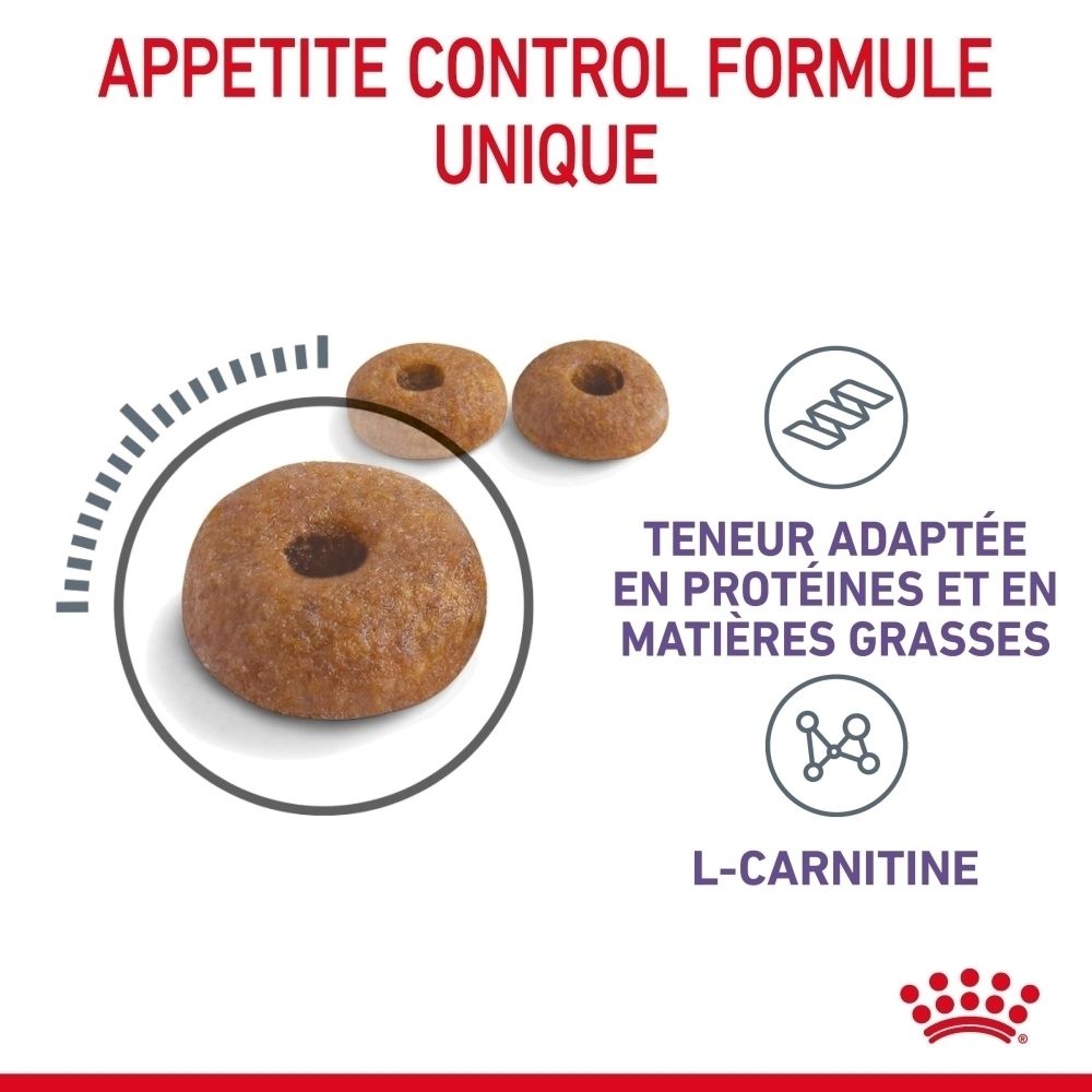 Hondenbrokken met aangepast eiwit- en vetgehalte en L-Carnitine.