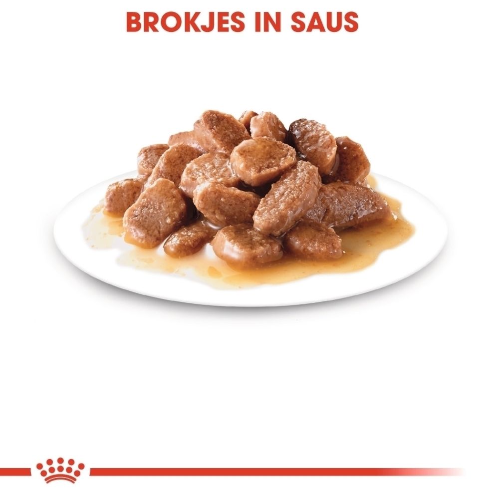 Grafiek met voedingsadvies voor Royal Canin Sterilised.