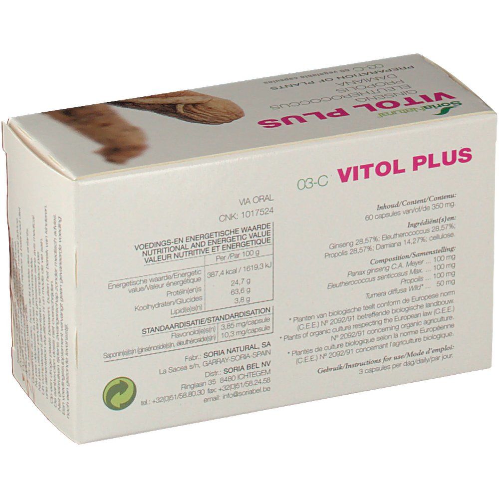 Soria Natural 3-C Vitol Plus