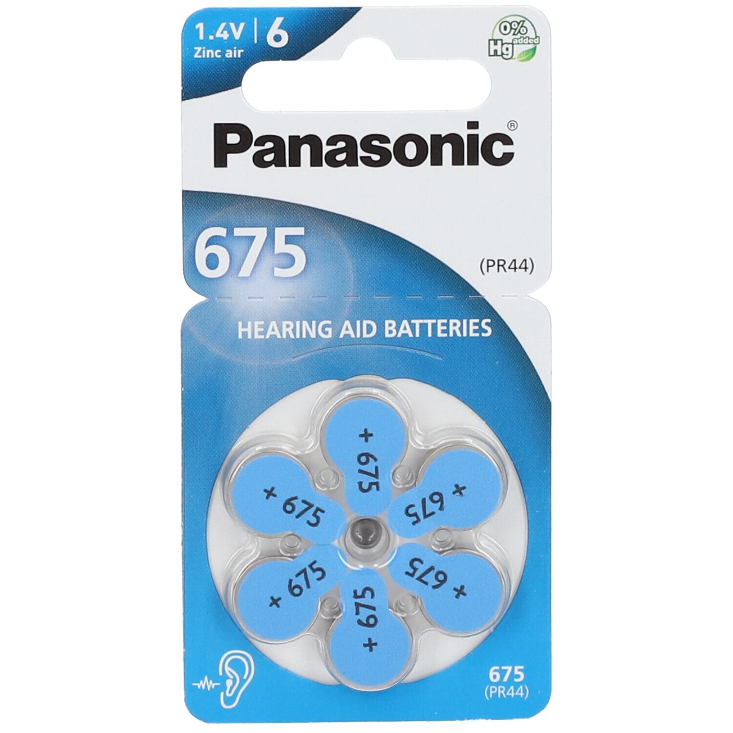 Panasonic Batterie Appareil Oreille Bleu Pr 675H