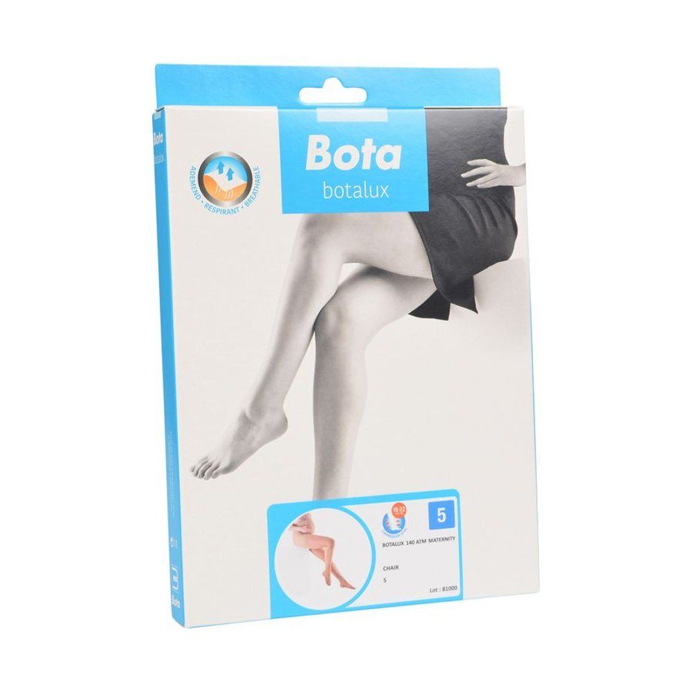 Huidkleurige zwangerschapssteunpanty. Buiksteun en benen. Zijaanzicht, gedragen door een zwangere vrouw.