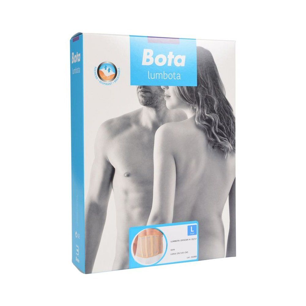 Emballage avec image du produit. Inscription: Bota Lumbota. Taille L.