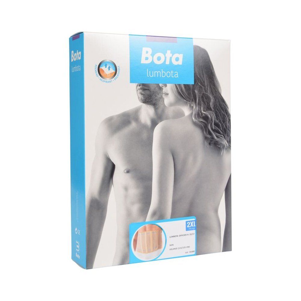 Verpakking van Bota Lumbota, met een paar. Tekst: Bota Lumbota, 2XL, en een afbeelding van het product.