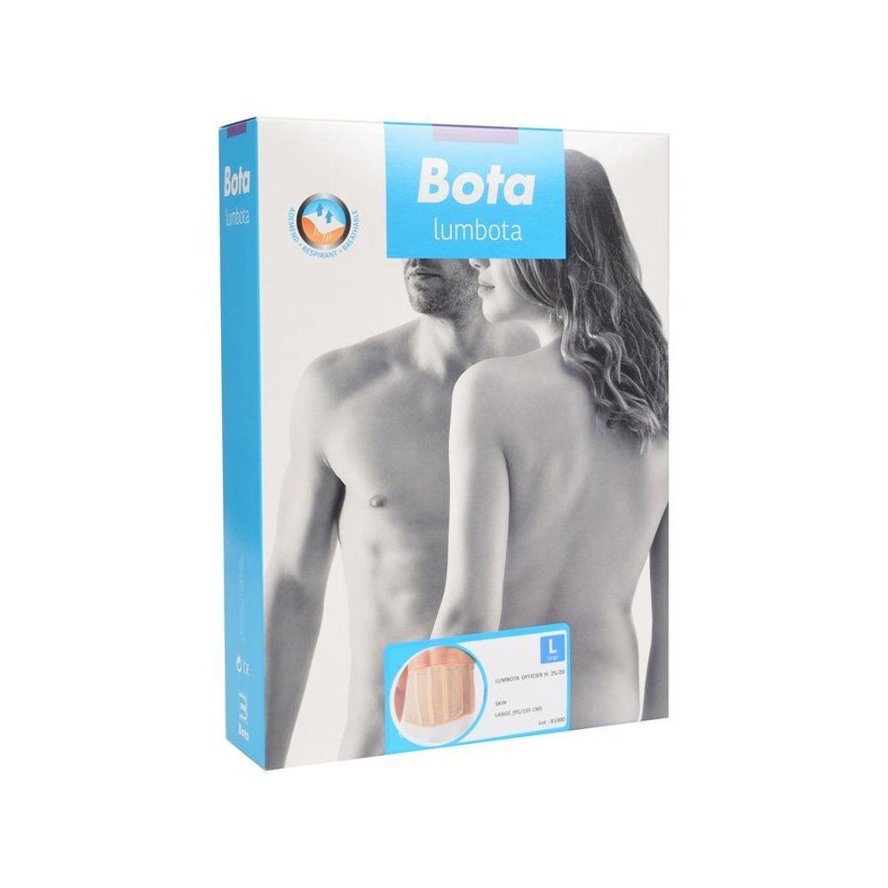 Emballage Bota Lumbota. Illustration d'un couple. Image du produit. Taille L.