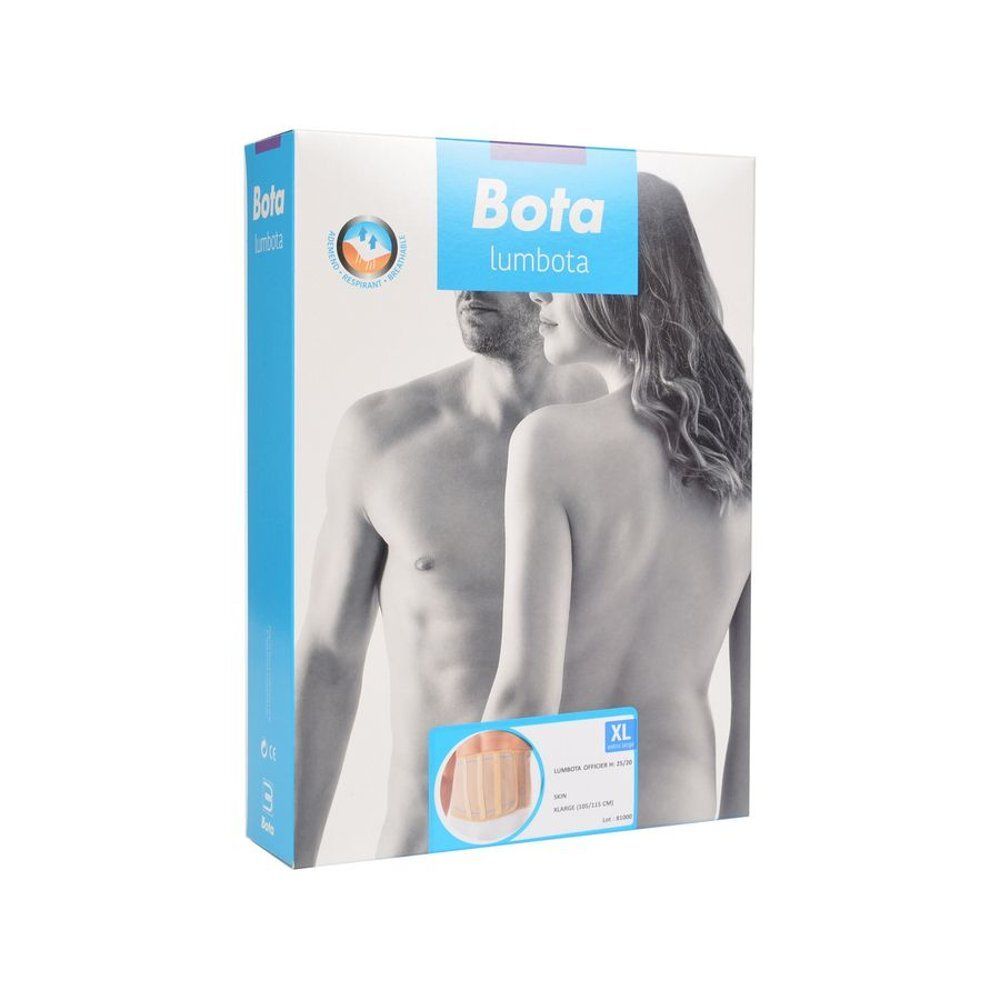 Emballage Bota Lumbota Officier Skin Extra Large. Illustration d'un couple. Indication de taille XL.