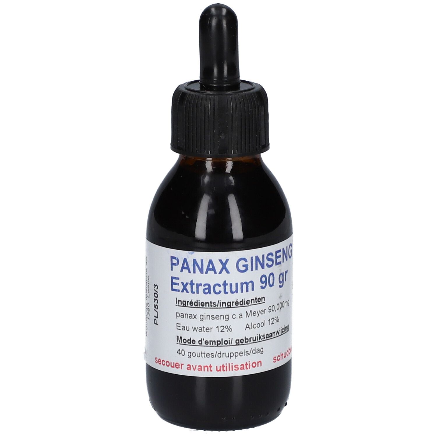 Asien Panax Ginseng Extra Druppels