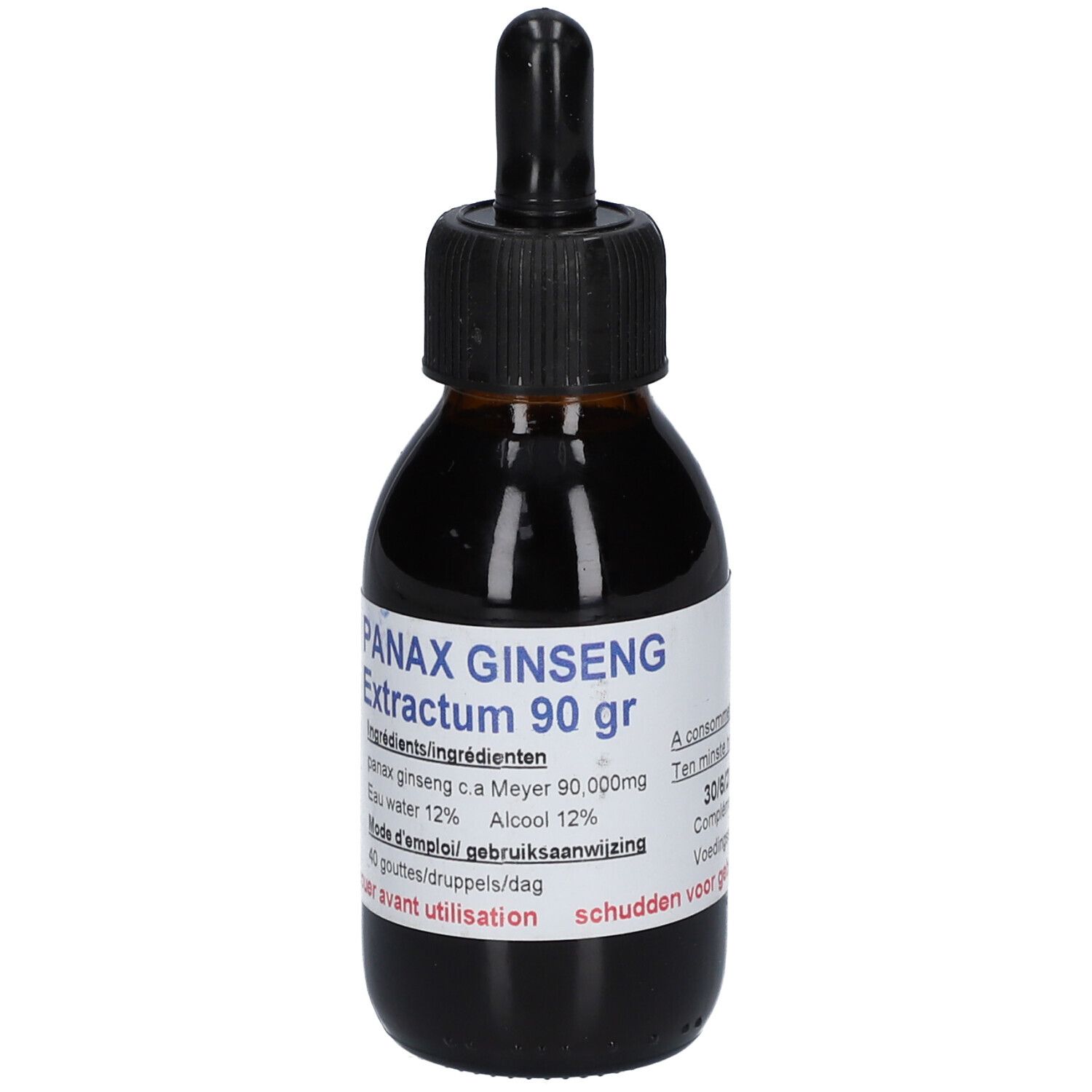 Asien Panax Ginseng Extra Druppels