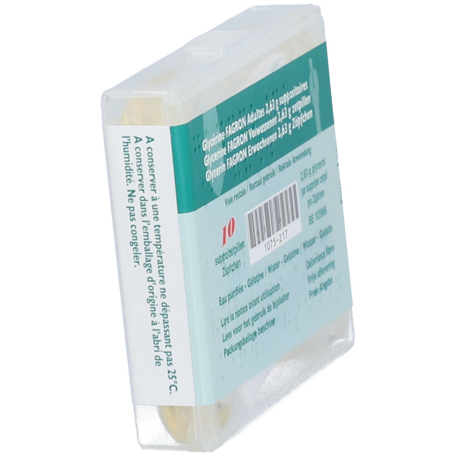 Fagron Glycérine 2,63 g Suppositoires Adultes