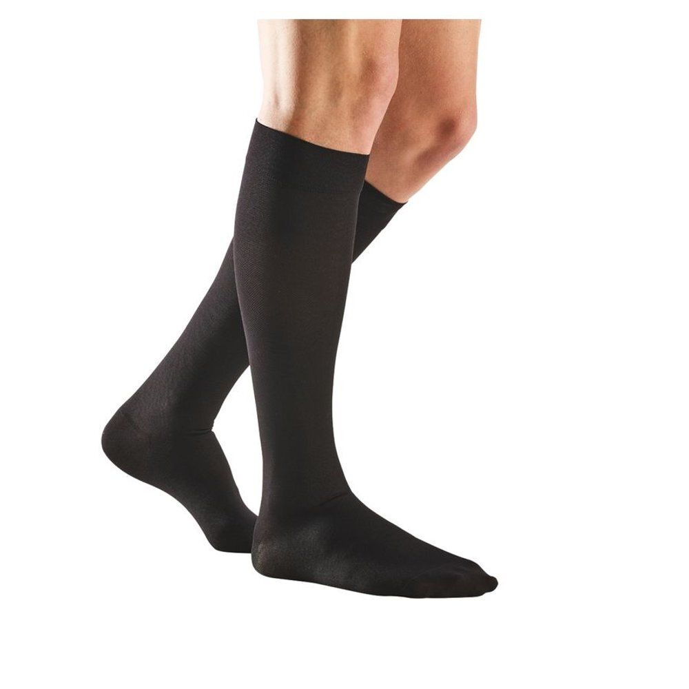 Zwarte kniekousen. Productweergave van Bota relax 280. Maat 4 (43/44).