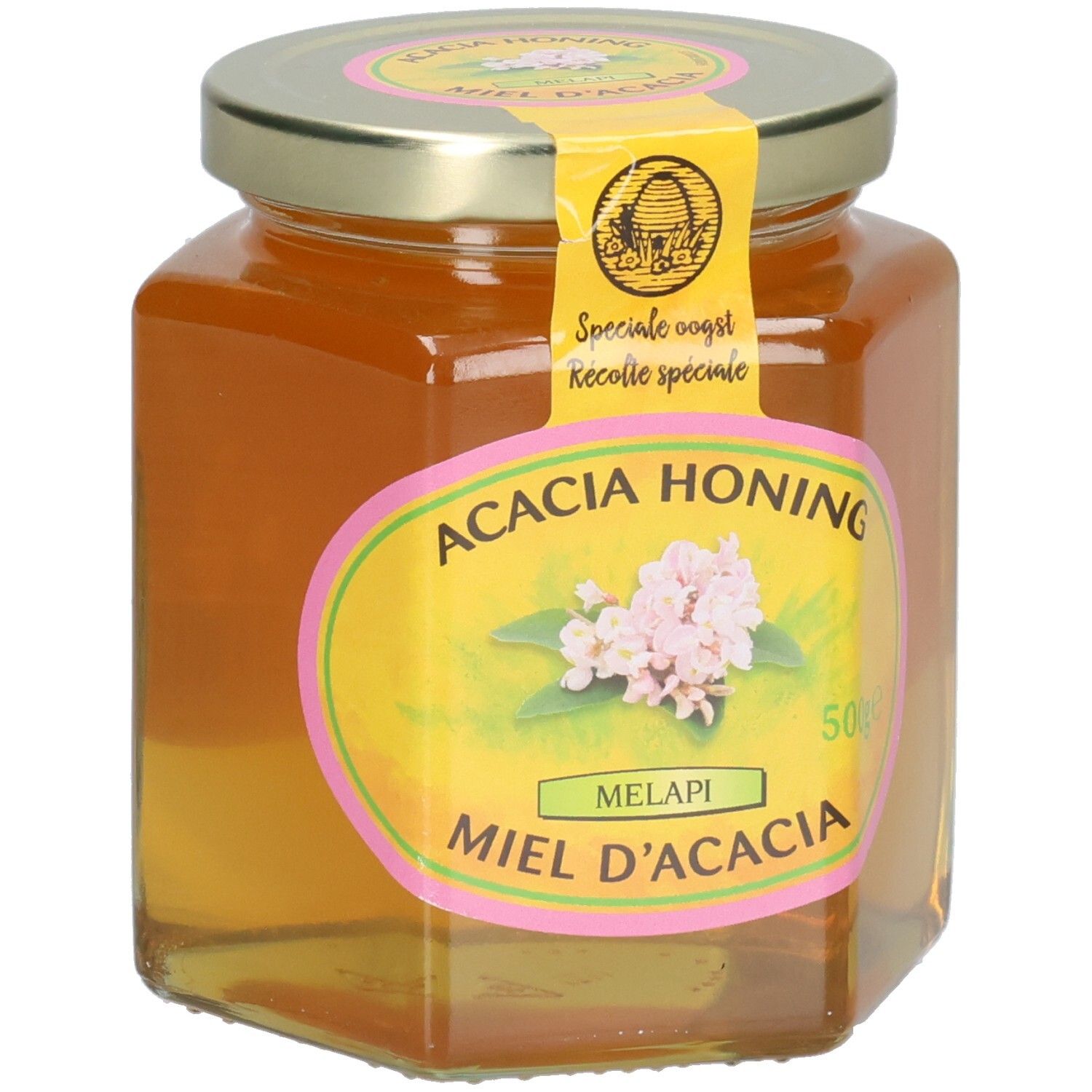 Melapi Acaciahoning Vloeibare Natuurlijke Honing Mild Bloemig 