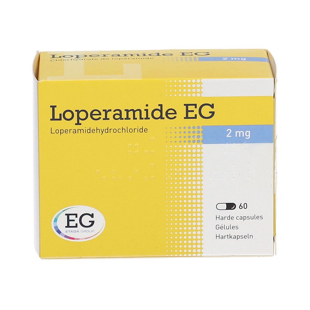 Loperamide EG 2 mg | Snelwerkend Middel tegen Diarree