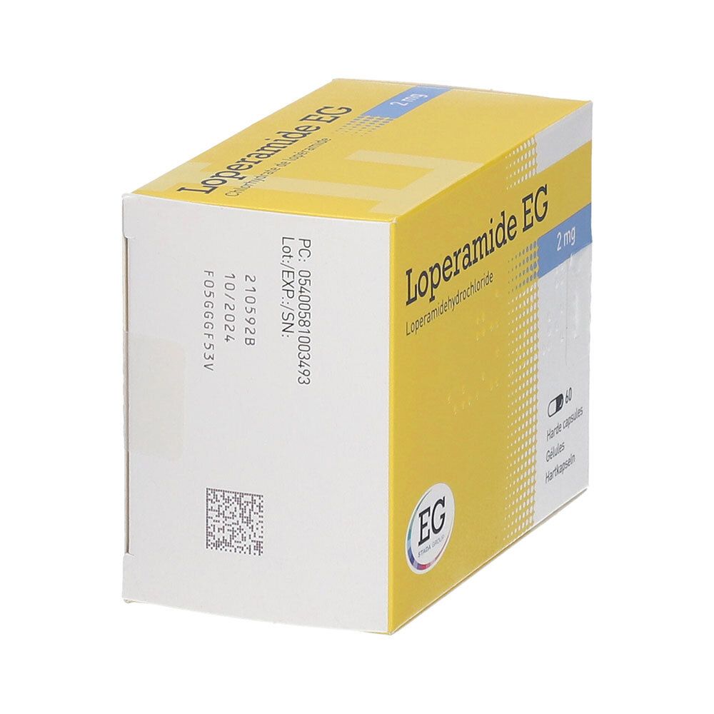 Loperamide EG 2 mg | Anti-Diarrhéique à Action Rapide