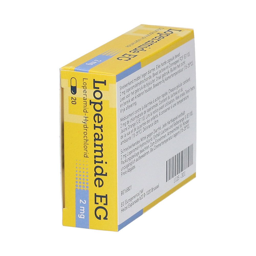 Loperamide EG 2 mg | Anti-Diarrhéique à Action Rapide