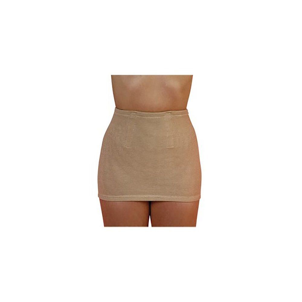Beige Botasol Ceinture Skin Extra Large. Korte, elastische vorm. Horizontale lijnen.