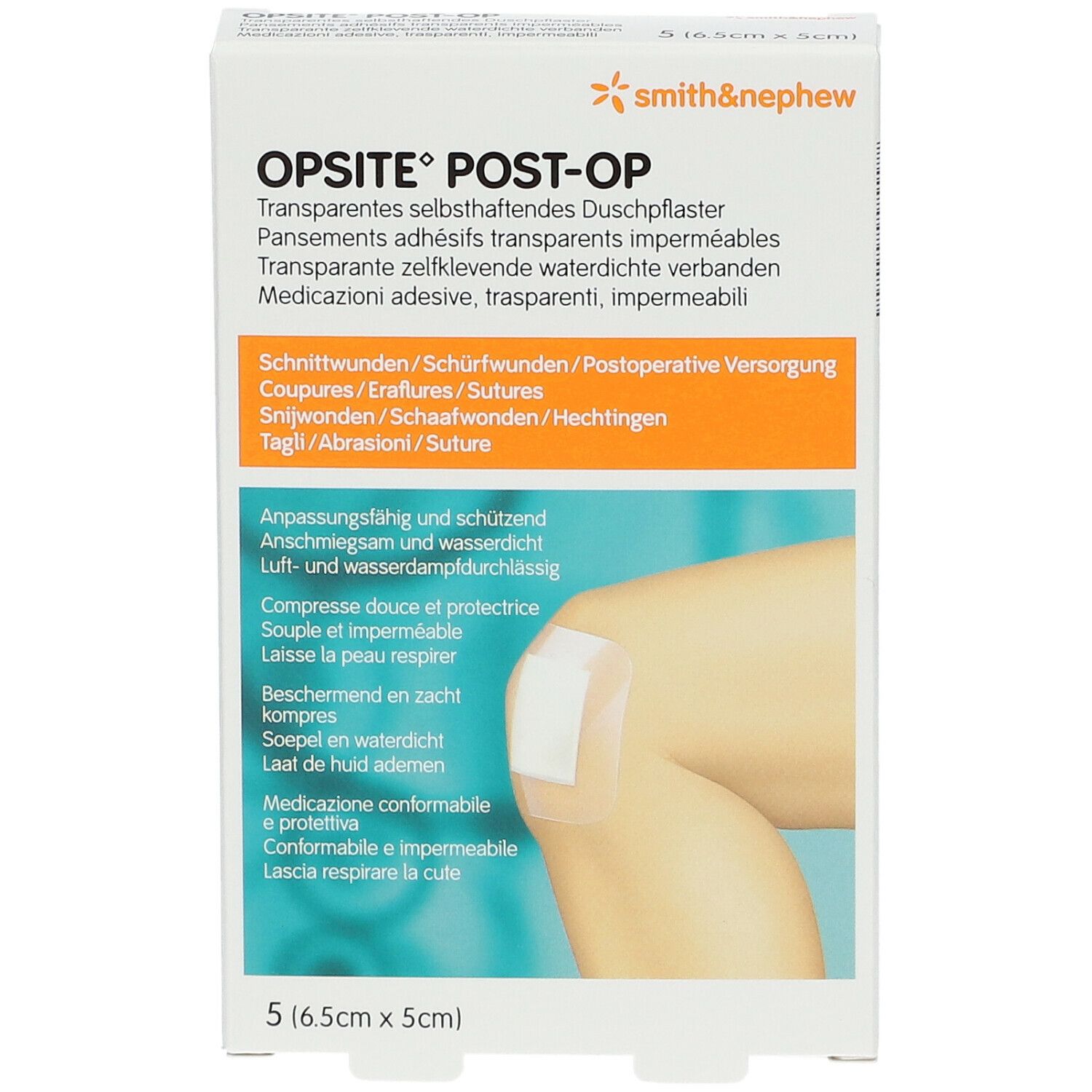 Opsite Post-Op 6.5 x 5cm 66030313