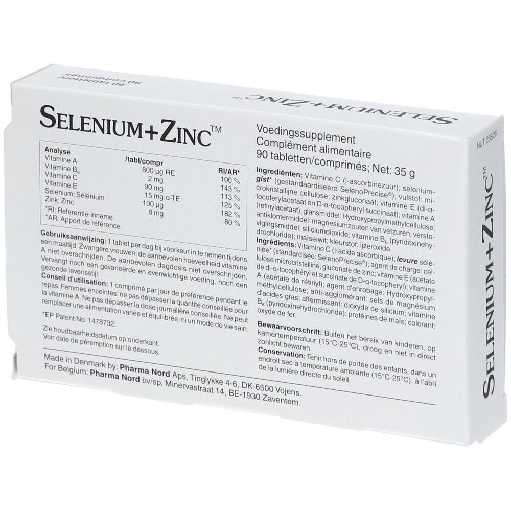 Pharma Nord Selenium+Zinc | selenium + zink | Immuunsysteem