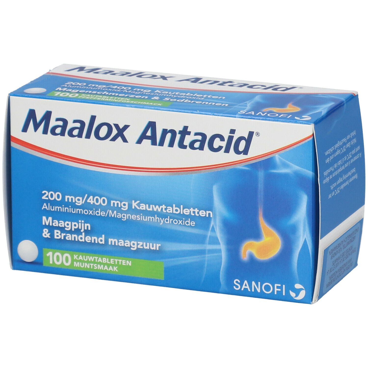 Maalox Antacid 200mg/400mg - Brandend Maagzuur