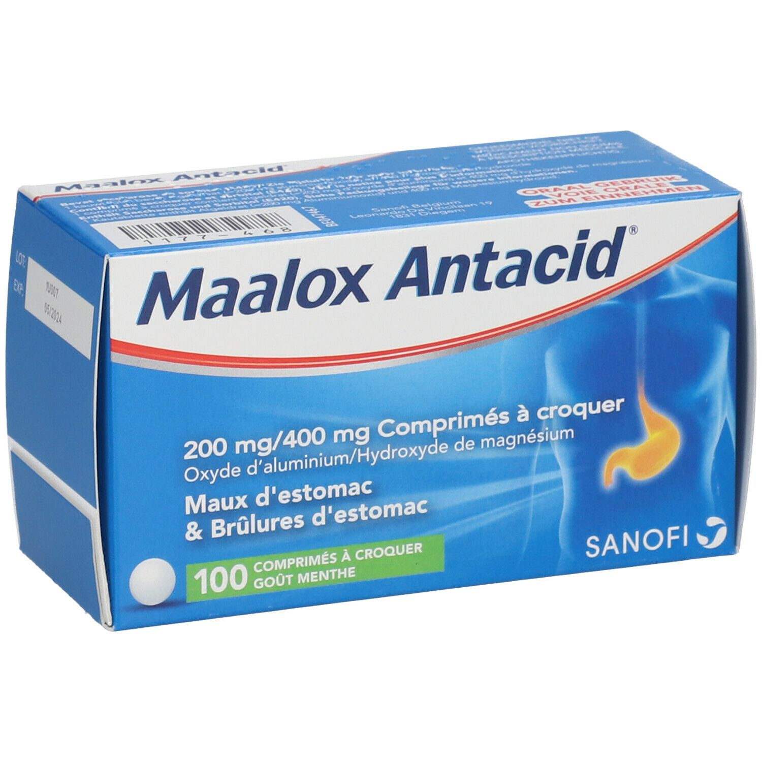 Maalox Antacid 200mg/400mg - Brandend Maagzuur