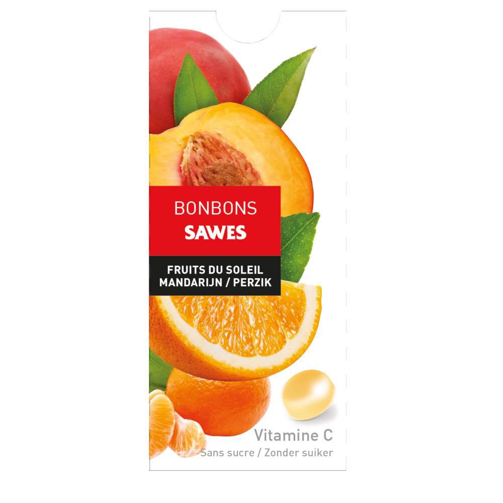 Sawes Bonbon Mandarine - Pêche sans Sucre