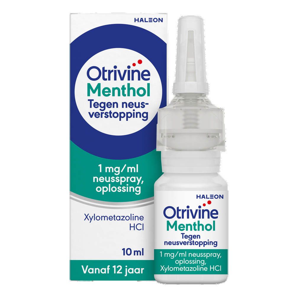 Otrivine Menthol tegen Neusverstopping 1 mg/ml Oplossing Neusspray